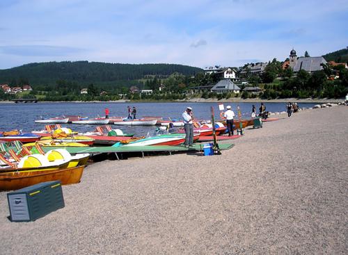 14.-Bootsverleih am Schluchsee (Schluchsee, boats to hire) - geo.hlipp.de - 5180