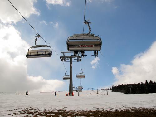 4.-Sessellift am Feldberg gegen Saisonende